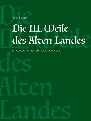 cover image of Die III. Meile des Alten Landes